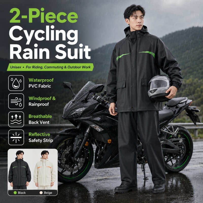 Traje Impermeable de Ciclismo  - Cycling Commute In Rain reseña y precio