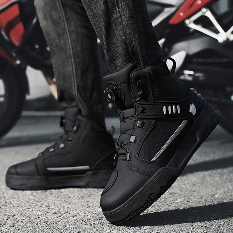 Botas de moto para hombre, imp - Cycling Commute Shoes reseña y precio